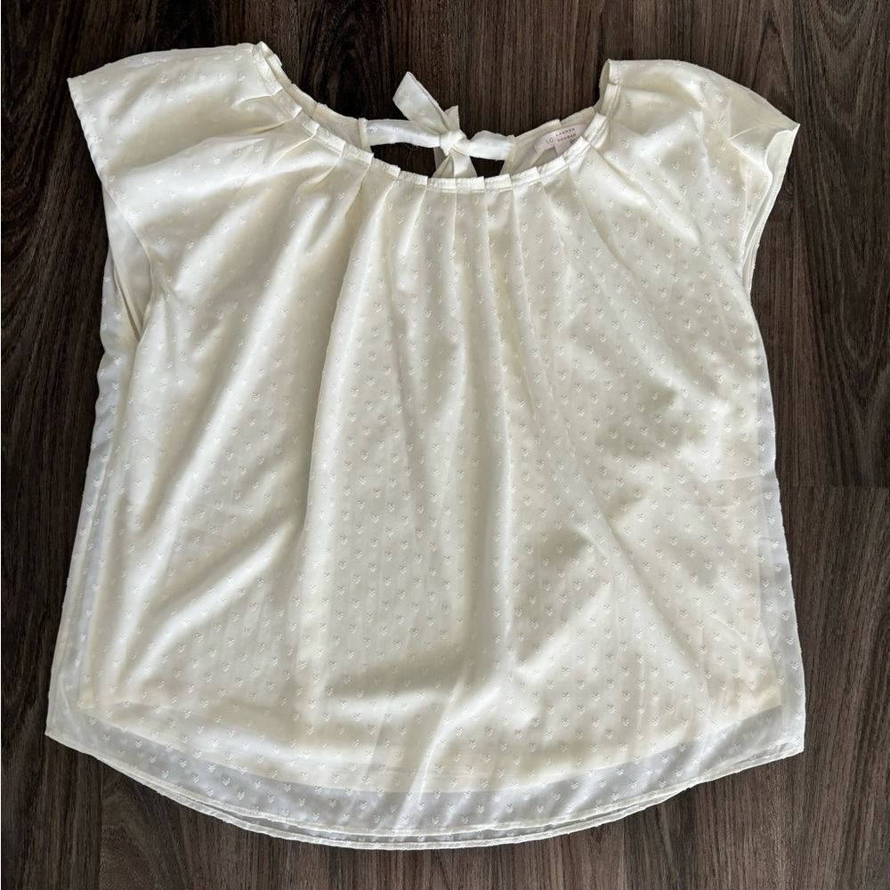 Lauren Conrad Cream Top